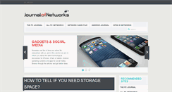 Desktop Screenshot of journalofnetworks.org