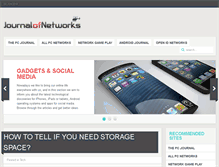 Tablet Screenshot of journalofnetworks.org